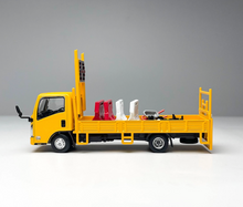 Load image into Gallery viewer, DBGT 1:64 Yellow lsuzu ELF Road Construction Truck Model Diecast Metal Car New Collection