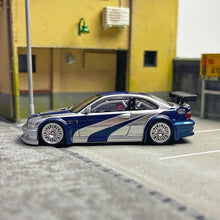 Load image into Gallery viewer, DCM 1:64 Blue M3 E46 GTR Coupe Fast Sports Model Diecast Metal Car Box New