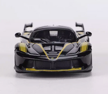 Load image into Gallery viewer, Bburago 1:64 Black FXXK #44 Racing Sports Model Diecast Metal Car New Collection
