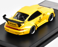Load image into Gallery viewer, XF 1:64 Yellow RWB 993 Racing Sports Classic Diecast Model Metal Car New Collection