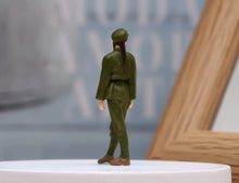 Load image into Gallery viewer, 1:64 Painted Figure Model Miniature Resin Diorama Toy Sand Lady Man Soldier