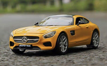 Load image into Gallery viewer, Maisto 1:24 Yellow AMG GT Racing Sports Model Toy Diecast Metal Car BN