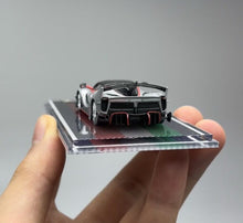 Load image into Gallery viewer, U2 1:64 Silver FXX-K EVO #22 Super Racing Sports Model Diecast Resin Car New Collection