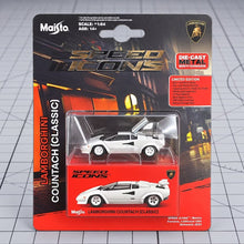 Load image into Gallery viewer, Maisto 1:64 White Countach Classic Speed Sports Model Diecast Metal Car New Collection