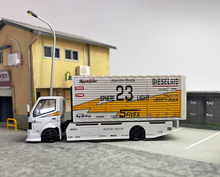Load image into Gallery viewer, Microturbo 1:64 LB Flatbed Container Truck Model Diecast Metal Car