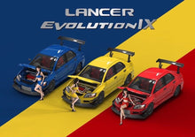 Load image into Gallery viewer, TM 1:64 JDM Lancer Evolution EVO 9 Figure Sports Model Diecast Metal Car New Collection