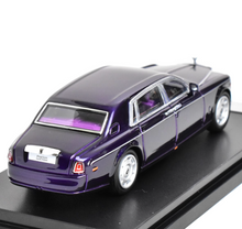 Load image into Gallery viewer, SW 1:64 Purple Phantom VII Luxury Sedan Sports Model Diecast Metal Car New