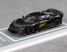 Load image into Gallery viewer, MJ 1:64 Matte Black Mansory F9XX Racing Sports Model Diecast Metal Car New Collection