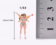 Load image into Gallery viewer, 1:64 Painted Figure Model Miniature Resin Diorama Toy Sand Beauty Pretty Girl A