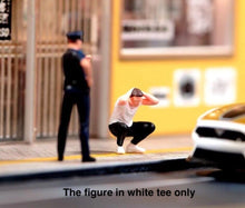 Load image into Gallery viewer, 1:64 Painted Figure Model Miniature Resin Diorama Sand Arrested Criminal Man Toy Collection