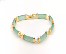 Load image into Gallery viewer, Nature Jade Beaded Bracelet Jewelry Blessing Lucky Fortune Gift For Her Green w