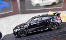 Load image into Gallery viewer, Motorhelix 1:64 Black JDM Civic Type R FL5 Sports Model Diecast Metal Car New