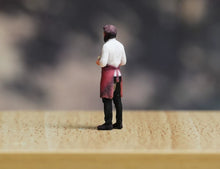 Load image into Gallery viewer, 1:24 Painted Figure Model Miniature Resin Diorama Sand Waiter Barista Man