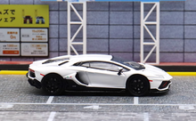 Load image into Gallery viewer, HF 1:64 White LP780-4 Super Racing Sports Model Diecast Metal Car New