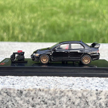 Load image into Gallery viewer, CM 1:64 JDM Black EVO Lancer 9 IX Engine Sports Model Diecast Metal Car New