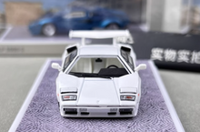 Load image into Gallery viewer, FY 1:64 White Countach LP5000 S Racing Sports Model Diecast Metal Car New Collection