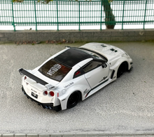Load image into Gallery viewer, CM 1:64 White GTR R35 35GT-RR LBWK Racing Sports Model Diecast Metal Car New Collection