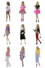 Load image into Gallery viewer, Barbie Doll Clothing 11.5" Girl Wear Fashion Outfits 1/6 Top Skirt Pants Jeans Bag