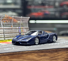 Load image into Gallery viewer, King 1:64 Blue ENZO Racing Sports Open Model Diecast Metal Car New Collection
