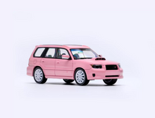 Load image into Gallery viewer, Fiberrun 1:64 HEC Pink Forester SG9 STI SUV Sports Model Diecast Metal Car New Collection