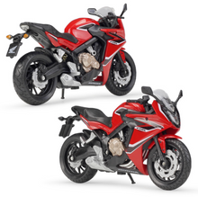 Load image into Gallery viewer, WELLY 1:18 2018 CBR 650F Racing Sports Model Toy Diecast Metal Motorcycle