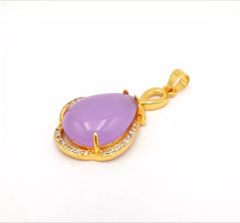 Load image into Gallery viewer, Nature Jade Fortune Drop Pendant Necklace Gift Jewelry charm Blessing Lucky New