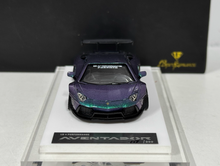 Load image into Gallery viewer, Onemodel 1:64 Purple Green LP700 Aventador LB Sports Model Diecast Resin Car