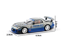 Load image into Gallery viewer, Poprace 1:64 Gray RX7 FD RE Widebody Sports Model Diecast Metal Car New Collection