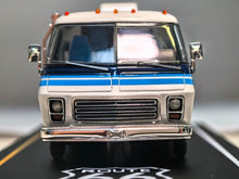 Load image into Gallery viewer, MK 1:64 Blue APA GMC Motor Home Road Trip RV Van Model Diecast Resin Car New Collection