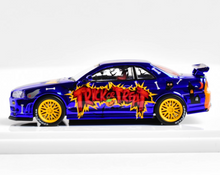 Load image into Gallery viewer, DK 1:64 Halloween Scene Skyline GTR R34 Sports Model Diecast Metal Car New Collection
