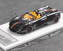Load image into Gallery viewer, 1:64 Flame Black Huayra BC Convertible Sports Model Diecast Resin Car New Collection