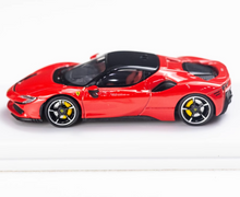 Load image into Gallery viewer, MJ 1:64 Red SF90 Hard Top Racing Sports Model Diecast Metal Car New Collection