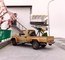 Load image into Gallery viewer, HF 1:64 Brown Military LC79 J70 Single Cab Pickup Model Diecast Metal Car New