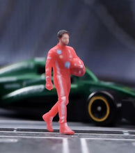 Load image into Gallery viewer, 1:64 Painted Figure Model Miniature Resin Diorama Toy Sand Racing Driver Racer