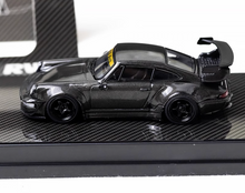 Load image into Gallery viewer, 1:64 Stock Black Carbon RWB 993 Classic Sports Model Diecast Metal Car New Collection