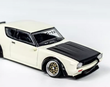 Load image into Gallery viewer, DM 1:64 White Skyline Kenmeri LB C110 Coupe Sport Model Diecast Metal Car New Collection