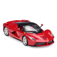 Load image into Gallery viewer, Bburago 1:24 Red Laferrari Racing Sports Model Toy Diecast Metal Car BN
