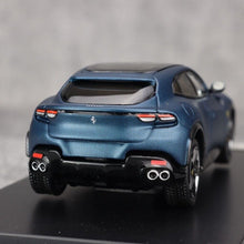 Load image into Gallery viewer, Funny 1:64 Matte Blue F Purosangue SUV Luxury Sports Model Diecast Metal Car