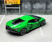 Load image into Gallery viewer, LCD 1:64 Green Revuelto Racing Sports Model Diecast Metal Car New Collection