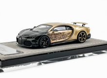 Load image into Gallery viewer, HH 1:64 Black Gold Chiron Super Sports Model Diecast Resin Car New Collection