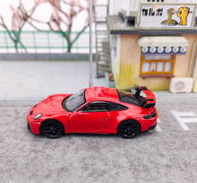 Load image into Gallery viewer, MINIGT 1:64 Red 911 992 GT3 Racing Sports Model Diecast Metal Car New