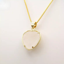 Load image into Gallery viewer, Nature Jade Love Pendant Necklace Gift Jewelry charm Blessing Adore Jewelry l