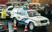 Load image into Gallery viewer, GCD 1:64 Police Land Cruiser LC100 Off Road SUV Model Diecast Metal Car