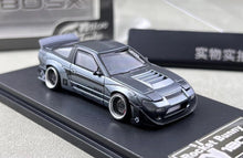 Load image into Gallery viewer, MT 1:64 JDM Gray Silvia S13 180SX Rocket Bunny Model Diecast Metal Car New Collection