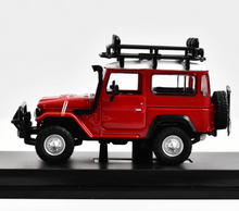 Load image into Gallery viewer, HF 1:64 Red Land Cruiser FJ40 SUV Sports Model Toy Diecast Metal Car BN