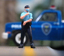 Load image into Gallery viewer, 1:64 Painted Figure Model Miniature Resin Diorama Sand Hong Kong Policeman Toy Collection