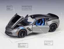 Load image into Gallery viewer, Maisto 1:24 2017 Grey Grand Racing Sports Model Toy Diecast Metal Car BN