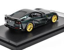 Load image into Gallery viewer, LT 1:64 Green 812 Novitec Super Racing Sports Model Diecast Metal Car New Collecction