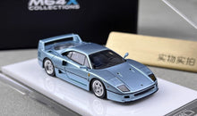 Load image into Gallery viewer, MY64 1:64 Light Blue 1999 F40 Classic Racing Sport Model Diecast Resin Car New