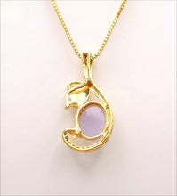 Load image into Gallery viewer, Nature Jade Leaf Drop Pendant Necklace Gift Jewelry charm Blessing Lucky New